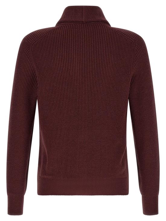 26FW 브루넬로 쿠치넬리 가디건 BR337494BM BURGUNDY - BRUNELLO CUCINELLI