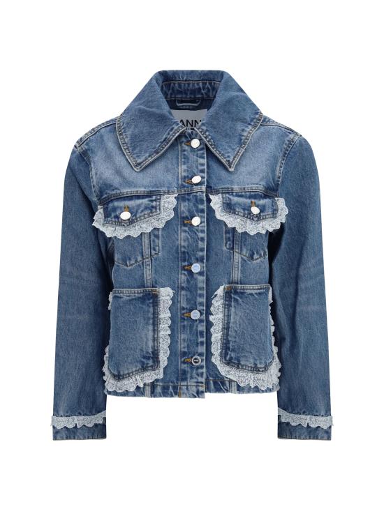 26FW 가니 데님 자켓 A1010200 569 BLUE