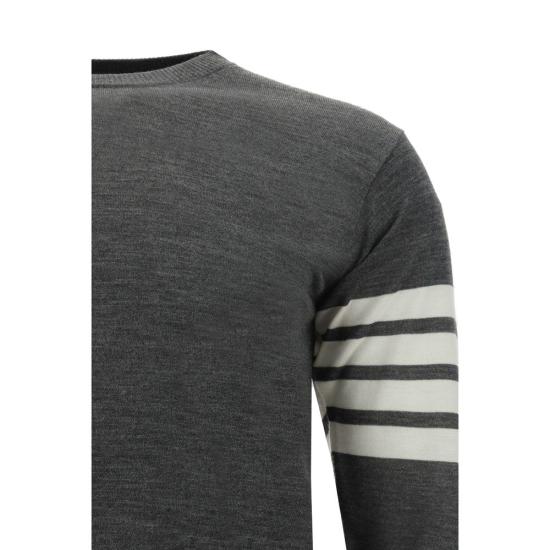 26FW 톰브라운 스웨터 THMKA002AY1014038BB GRAY - THOM BROWNE