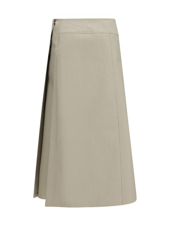 26SS 리에르 롱 스커트 SKT27CWR FOGCOTTONW BEIGE - RIER