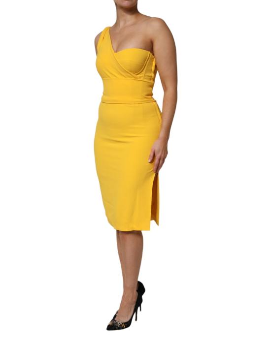  돌체앤가바나 미디 원피스 DR81494 YELLOW - DOLCE & GABBANA
