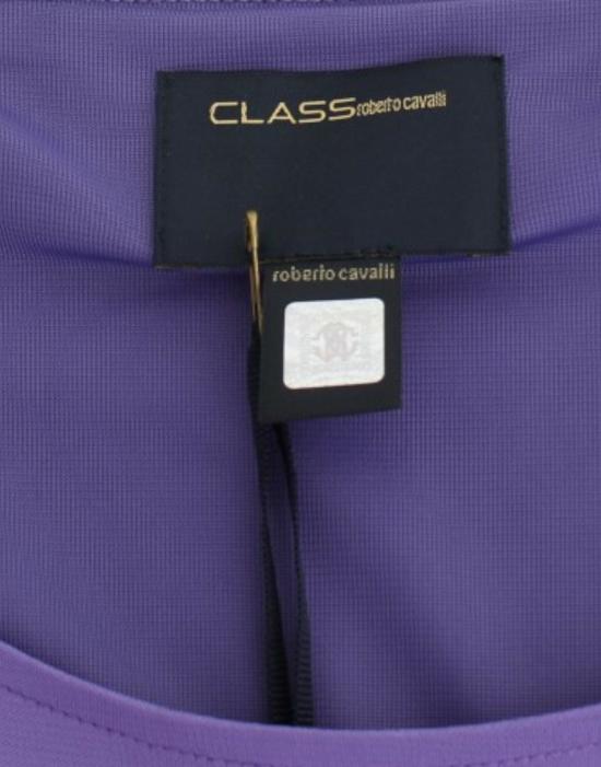 로베르토 카발리 미디 원피스 SIG11484 PURPLE - ROBERTO CAVALLI