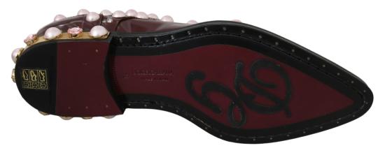  돌체앤가바나 플랫 슈즈 LA6911 BORDEAUX - DOLCE & GABBANA