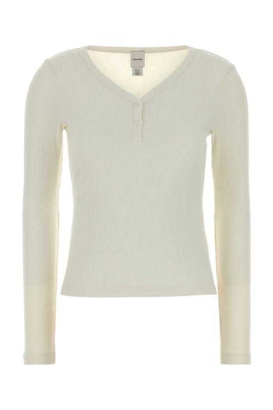 26SS 캘빈클라인 긴팔 티셔츠 LV044F212G YAS WHITE