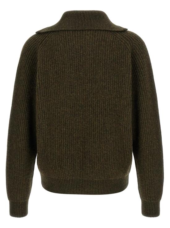 26FW 질샌더 집업 니트 JI337012BM GREEN - JIL SANDER