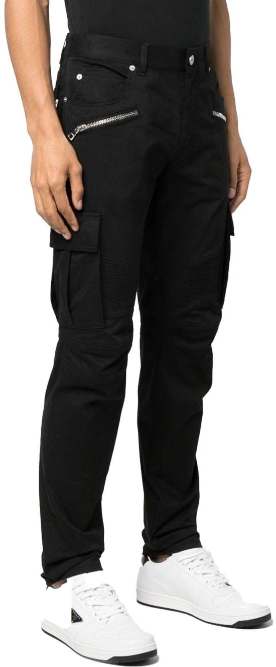  발망 스트레이트 팬츠 15625274655060 BLACK - BALMAIN