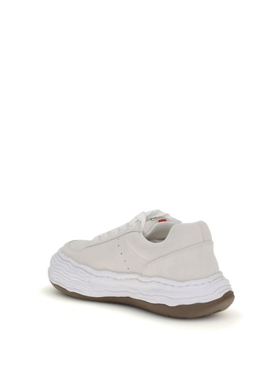 메종 미하라 야스히로 올리버 OG 솔 스웨이드 로우탑 스니커즈 A15FW702 WHITE - MAISON MIHARA YASUHIRO