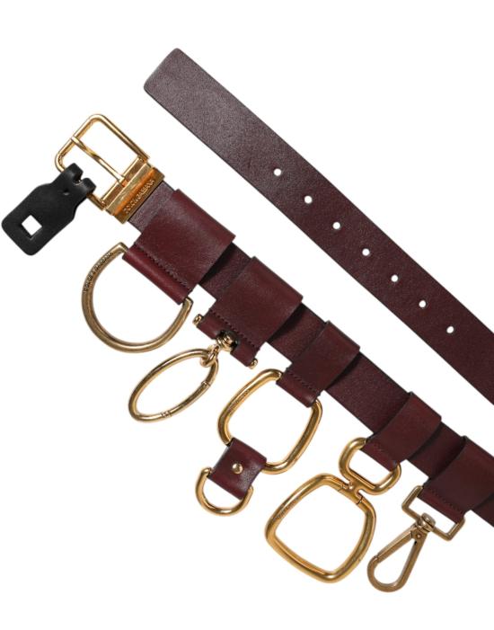  돌체앤가바나 가죽 벨트 BEL9572 BROWN - DOLCE & GABBANA