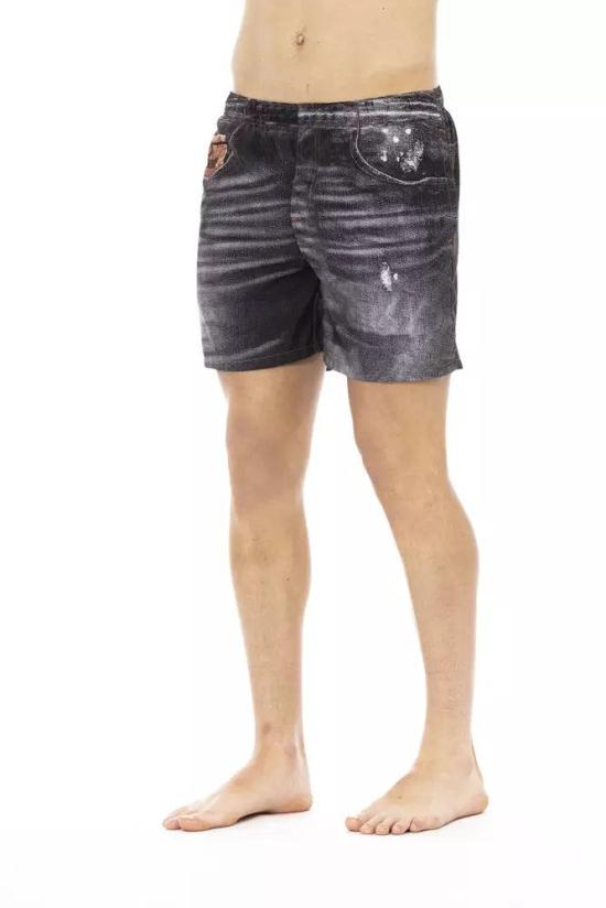  저스트까발리 데님 숏팬츠 JU 22654 BLACK - JUST CAVALLI