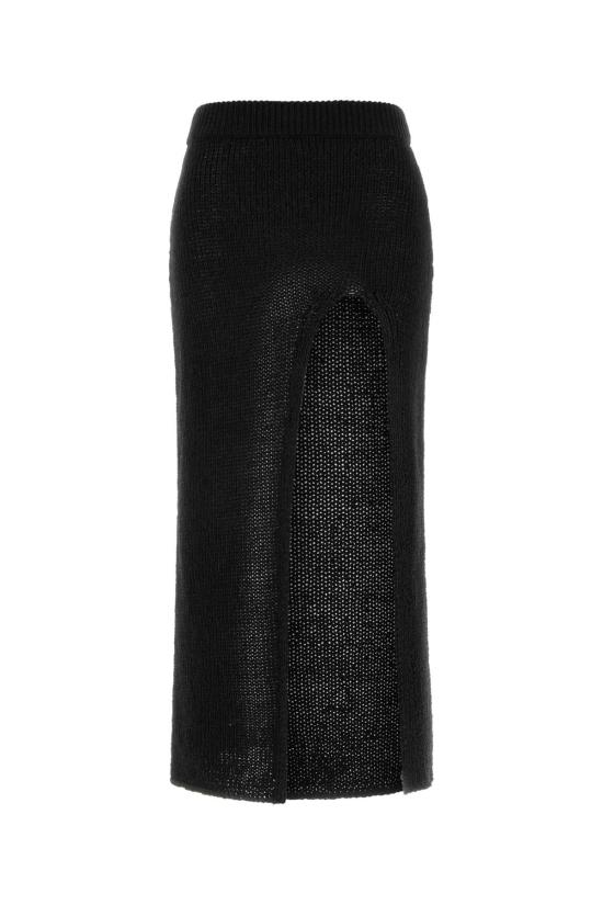 26SS 알라누이 롱 스커트 LWHL02CR26KNI0011010 BLACK