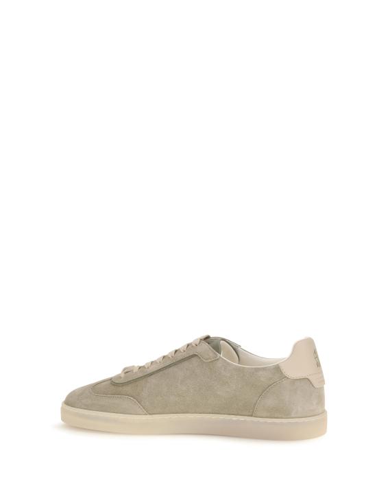  브루넬로 쿠치넬리 스웨이드 스니커즈 MZUMGLJ336 CDG36 ARMY WASHED - BRUNELLO CUCINELLI