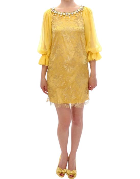  돌체앤가바나 미디 원피스 GSS10005 YELLOW - DOLCE & GABBANA