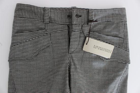  에르마노 설비노 스트레이트 팬츠 SIG30394 BLACK - ERMANNO SCERVINO