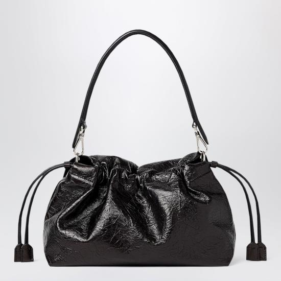 26FW 펜디 바게트 소프트 대형 가죽 숄더백 8BR857B14M Black - FENDI