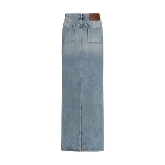 26SS 쿠레쥬 데님 스커트 CO126DJU346DE00587055BB BLUE - COURREGES