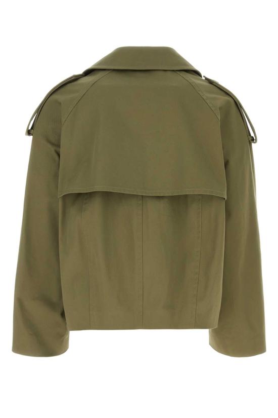  로에베 트렌치 코트 H526Y02X12 PICKLEGREEN - LOEWE