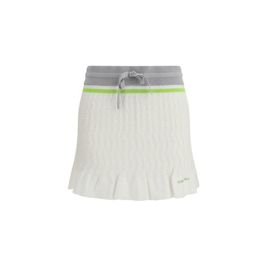 26SS 카사블랑카 숏 스커트 CAWSP26KW124801WHITEBB
