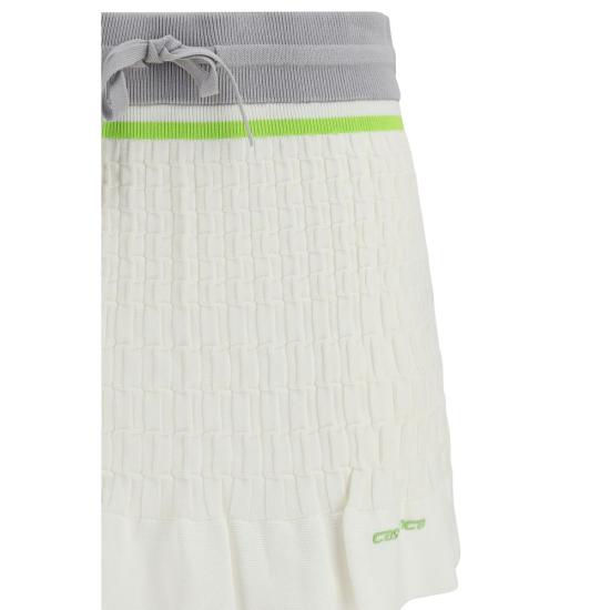26SS 카사블랑카 숏 스커트 CAWSP26KW124801WHITEBB - CASABLANCA