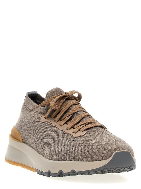  브루넬로 쿠치넬리 스니커즈 BR290818BM GRAY - BRUNELLO CUCINELLI