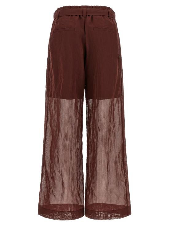 26SS 브루넬로 쿠치넬리 팔라초 팬츠 BR334969BM BORDEAUX - BRUNELLO CUCINELLI
