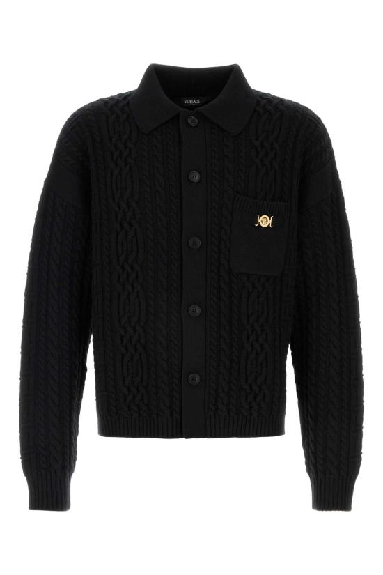 26SS 베르사체 터틀넥 10221791A16354 1B000 BLACK