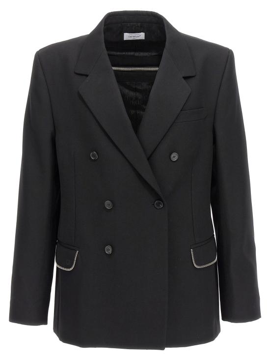  오프화이트 수트 자켓 OF269557BM BLACK