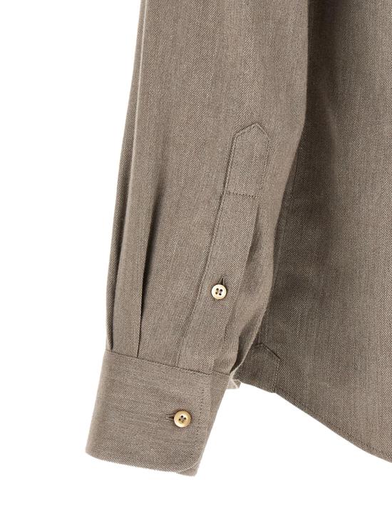 26FW 브루넬로 쿠치넬리 긴팔 셔츠 BR339514BM GRAY - BRUNELLO CUCINELLI