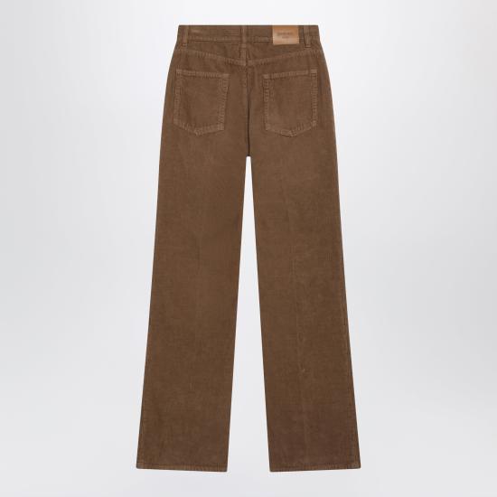 26FW 생로랑 스트레이트 팬츠 873630Y19PA Brown - SAINT LAURENT