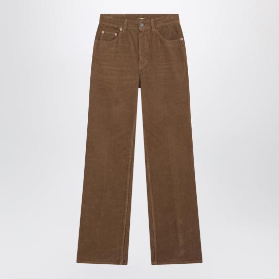 26FW 생로랑 스트레이트 팬츠 873630Y19PA Brown