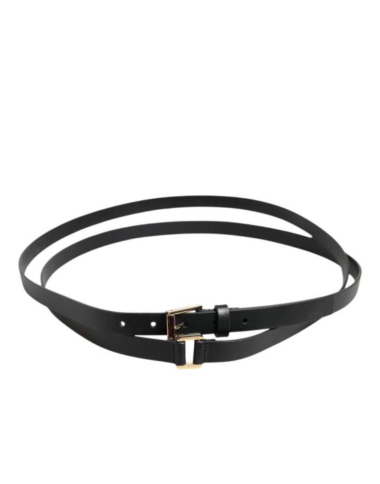  돌체앤가바나 가죽 벨트 BEL9450 BLACK - DOLCE & GABBANA