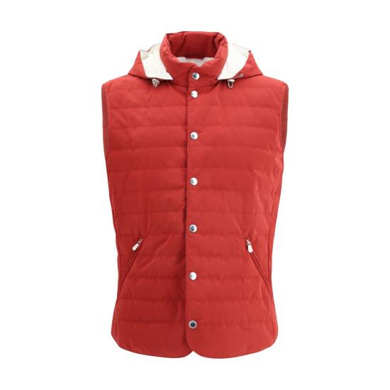 26SS 브루넬로 쿠치넬리 패딩 조끼 BRMM4791696CG249BB RED