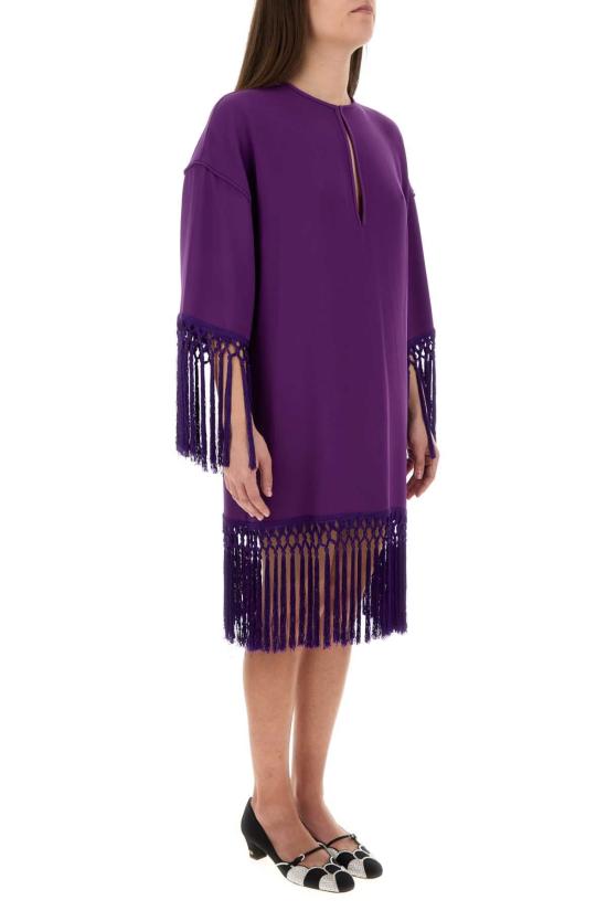  발렌티노 가라바니 미디 원피스 6B3VAEP01MM R1B PURPLE - VALENTINO GARAVANI