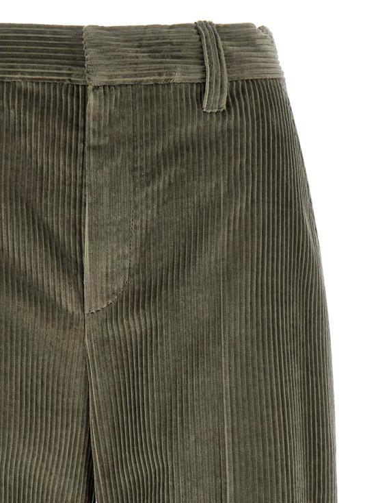 26FW 브루넬로 쿠치넬리 스트레이트 팬츠 BR337841BM GREEN - BRUNELLO CUCINELLI