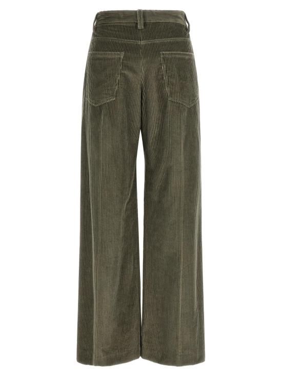 26FW 브루넬로 쿠치넬리 스트레이트 팬츠 BR337841BM GREEN - BRUNELLO CUCINELLI