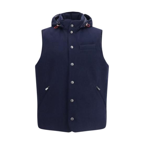 26FW 브루넬로 쿠치넬리 패딩 조끼 BRMM4701775CQJ36BB NAVY