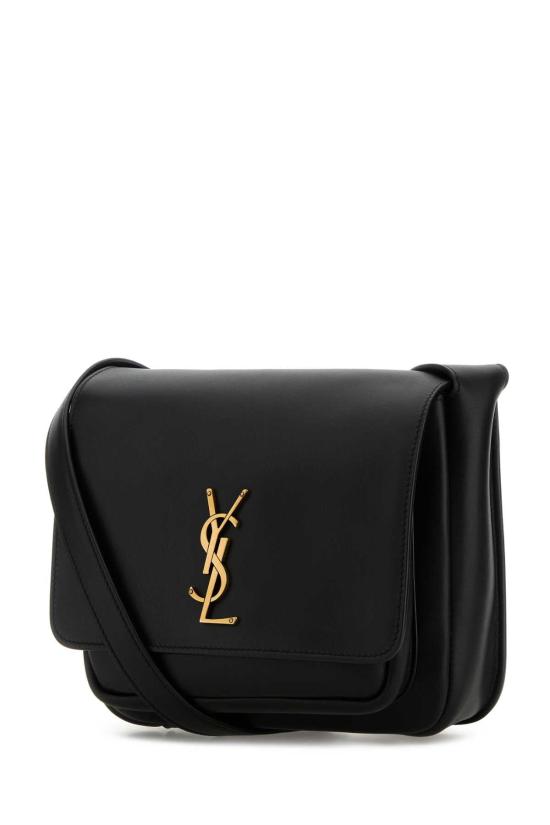  생로랑 니키 사첼 레더백 718556AAD39 1000 BLACK - SAINT LAURENT