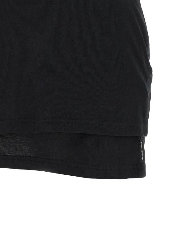 26FW 알렉산더 왕 민소매 티셔츠 AL338802BM BLACK - ALEXANDER WANG
