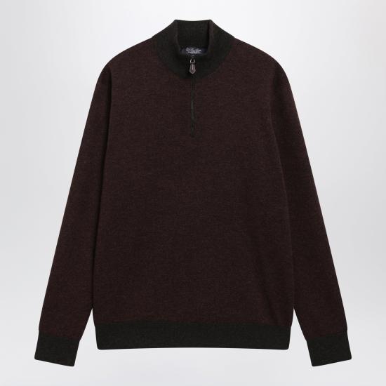 26FW 로로피아나 긴팔 티셔츠 FAP5949WS Brown