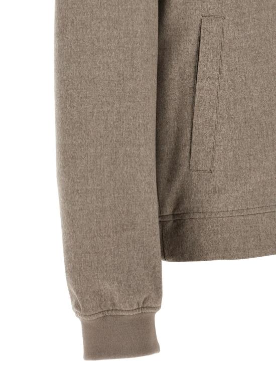 26FW 브루넬로 쿠치넬리 봄버 자켓 BR338645BM GRAY - BRUNELLO CUCINELLI