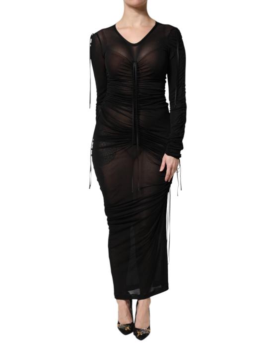  돌체앤가바나 롱 원피스 DR81669 BLACK