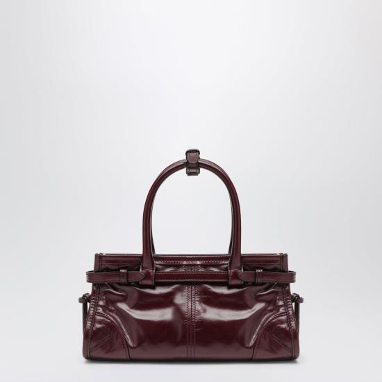 26FW 프라다 보니 미니 가죽 핸드백 1BA486OOM2CYR Burgundy - PRADA