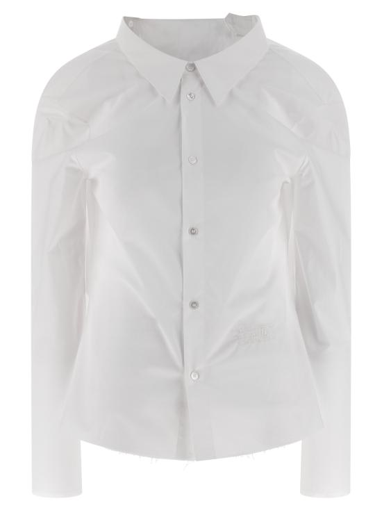 25FW MM6 메종마르지엘라 셔츠 MM323122BM WHITE