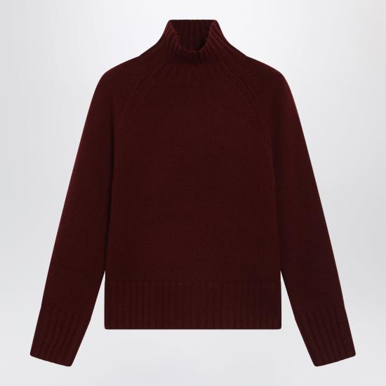 26FW 에스막스마라 터틀넥 SMMMANTOVAWO Burgundy