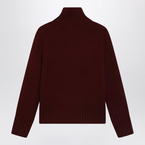 26FW 에스막스마라 터틀넥 SMMMANTOVAWO Burgundy - 'S MAX MARA