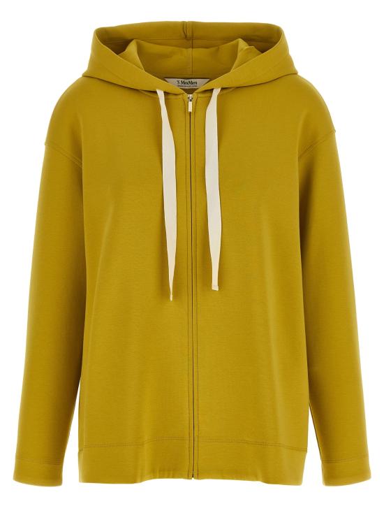 26SS 에스막스마라 후드 티셔츠 MA336059BM YELLOW