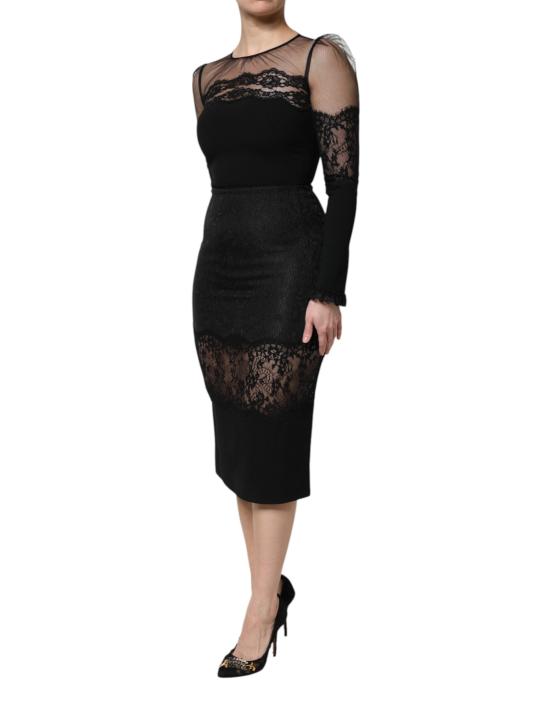  돌체앤가바나 미디 원피스 DR81981 BLACK - DOLCE & GABBANA