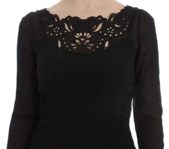  돌체앤가바나 미디 원피스 DRE10062 BLACK - DOLCE & GABBANA