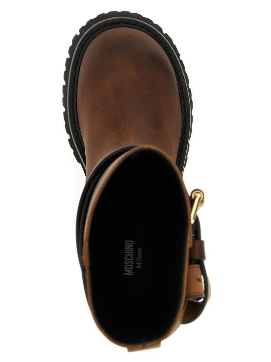 25FW 모스키노 부츠 MO314857BM BROWN - MOSCHINO