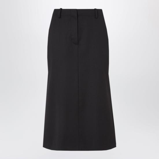 26FW 펜디 미디 스커트 FQ7767B1H8 Black