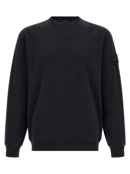 스톤 아일랜드 긴팔 티셔츠 ST337218BM BLACK